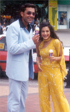 Amisha Patel and Bobby Deol